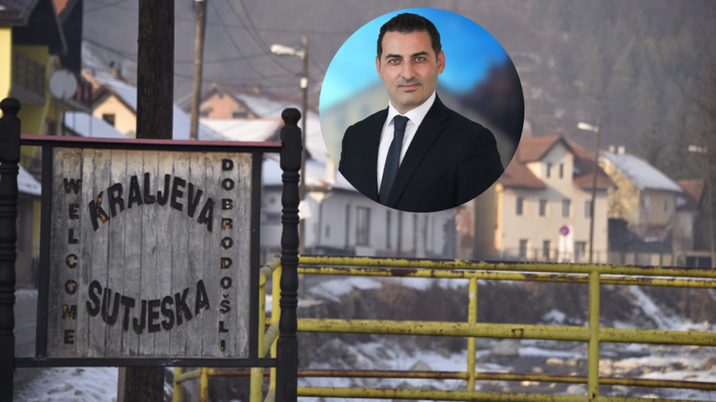 Kompozicija javne rasvjete u Kraljevoj Sutjesci i portreta dužnosnika