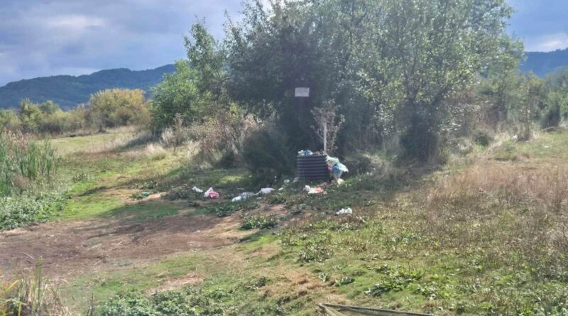 Otpad uz vegetaciju na području Crkvenjaka